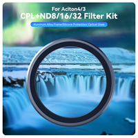 Accessoires pour caméra Telesin AGC, objectif optique pour DJI Action 3/4, filtre polarisant circulaire CPL, filtre à densité neutre ND8 16 32, ensemble de filtres