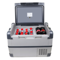 EVERCOOL 35L Dc/ac Compresseur Secop/DANFOSS Pique-nique, camion, voiture 12v Mini congélateur électrique de voyage