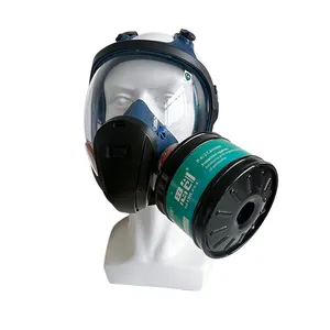 CNSTRONG masker las ukuran besar, respirator wajah penuh kuat 2024 dengan filter anti-perang nuklir, dapat digunakan kembali