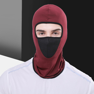 Cagoule de sport d'extérieur en soie glacée respirante, protection du cou, masque facial de cyclisme, unisexe adulte, couvre-chef en maille d'été - Product Image 2
