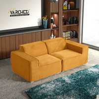 Canapé sectionnel moderne trois places en mousse à mémoire de forme, avec fonction lit inclinable et compressible, pour salon, confortable, avec accoudoirs droits