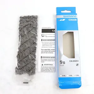 Cadenas <span class=keywords><strong>de</strong></span> <span class=keywords><strong>Bicicleta</strong></span> Shimano Alivio <span class=keywords><strong>de</strong></span> 9 Velocidades HG53 para <span class=keywords><strong>Bicicleta</strong></span> <span class=keywords><strong>de</strong></span> Montaña MTB y Carretera, <span class=keywords><strong>Cadena</strong></span> HG Original - Product Image 2