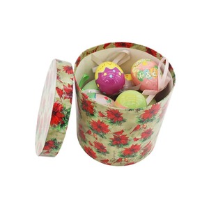 Table Top <b>Ornaments</b> 80mm Polyfoam Egg Wrap With Color Paper 12pcs in Roundt Shape Color Box <b>Easter</b> Eggs for <b>Easter</b> Decorations - Product Image 2