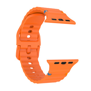 Correa de Reloj Deportiva de Silicona con Patrón Ondulado para <span class=keywords><strong>Watch</strong></span> Ultra9876543210 Generation <span class=keywords><strong>SE</strong></span> - Product Image 5