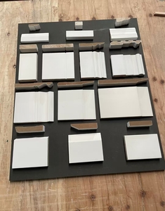 <span class=keywords><strong>Plinthes</strong></span> murales décoratives <span class=keywords><strong>en</strong></span> <span class=keywords><strong>bois</strong></span> massif MDF de conception française moderne, installation facile, résistantes à l'humidité et durables - Product Image 3