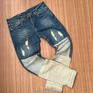 Nuovi <span class=keywords><strong>Jeans</strong></span> da <span class=keywords><strong>Uomo</strong></span> Stile Retrò, Gamba Dritta, Multi Tasche, Elastici, Comodi, Streetwear Personalizzato, Stile Strappato - Product Image 6