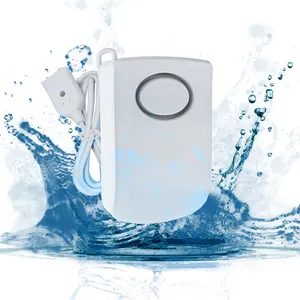 agua 130db fuerte alerta de fuga Detector Sensor de sistema de seguridad de la casa fugas de agua Detector Sensor de