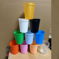 Mini-gobelet isotherme bleu pour Michelada 16oz, réutilisable, en plastique, pour boissons personnelles, stade, sport, avec serviettes et couvercles Coozies