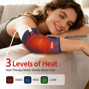 Bungkus siku pemanas listrik portabel, dengan 3 level panas & mati otomatis, bertenaga USB 10W untuk menghilangkan rasa sakit kantor rumah - Product Image 4