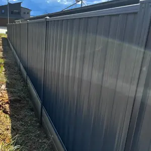 NZ australiano popolare resistente tipo T e profilo a zig zag in ferro giardino fantasia recinzione pannello GI recinzione in acciaio ondulato STD