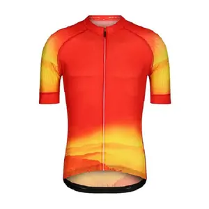 Перерабатываемая футболка OEM для велоспорта, индивидуальная интеллектуальная ткань для велоспорта, одежда для велоспорта, велосипедная одежда с лазерной резкой, велосипедная футболка для Венгрии