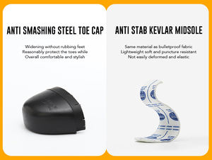 Zapatos <span class=keywords><strong>de</strong></span> <span class=keywords><strong>Trabajo</strong></span> <span class=keywords><strong>de</strong></span> Ingeniería <span class=keywords><strong>de</strong></span> Alta Calidad, Modernos, <span class=keywords><strong>de</strong></span> Verano, <span class=keywords><strong>de</strong></span> Goma Antideslizante, con Cordones y Puntera <span class=keywords><strong>de</strong></span> Acero para Protección Contra Impactos, para Uso en Fábrica - Product Image 6