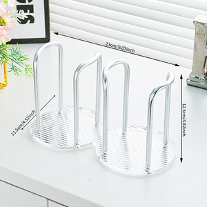 Haiqi <b>Paper</b> Cup Holder Acrylic Stackable Dispenser For Home <b>Kitchen</b> Luxury Style - Product Image 4