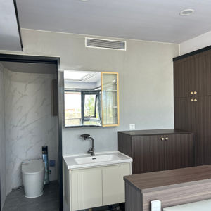 Çin şeffaf prefabrik kapsül konteyner ev ticari otel mobil uzay kapsül kabin - Product Image 6