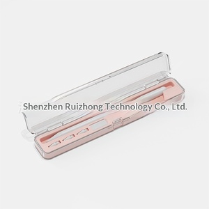 Boîte de rangement <span class=keywords><strong>pour</strong></span> crayons, étui portable transparent en silicone <span class=keywords><strong>pour</strong></span> la génération II - Product Image 3