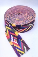 Sangle de sac en polyester épaissi de 55 mm, sangle colorée en chevron pour bagages, accessoires vestimentaires, décoration de vêtements