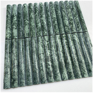 Carreaux <span class=keywords><strong>de</strong></span> mosaïque cannelés en marbre vert Guatemala tendance 2026 pour murs <span class=keywords><strong>de</strong></span> maisons et d'hôtels - Product Image 5