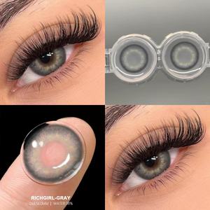 Lentilles de <span class=keywords><strong>contact</strong></span> colorées Eyeshare Hema Material Brown Green, effet yeux circulaires, lentilles <span class=keywords><strong>Sharingan</strong></span> avec prescription - Product Image 4