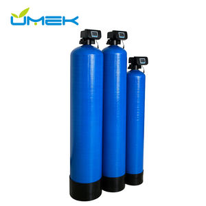 Tanque de medios FRP negro con elevador de cesta de tubo de 1 \ "Sistema de filtración de agua de 1000L con filtro de carbono PES Recipiente de presión de PE - Product Image 3