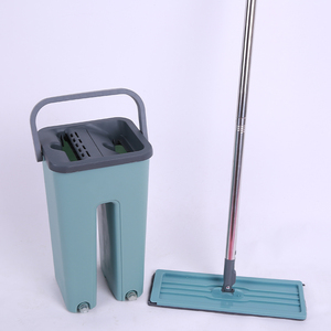 Household Cleaning Items Yellow <b>Mops</b> Cleaning Set with Stainless Steel Bucket 360 Spin Wet/<b>Dry</b> Small Separate - Product Image 1