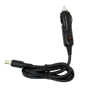 Carregador de plugue de isqueiro de carro 12v com cabo Sprial, adaptador de soquete de isqueiro de carro eletrônico automotivo