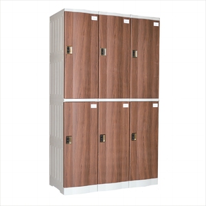 Youbai 6 Cửa ABS Nhựa Lưu Trữ <span class=keywords><strong>Locker</strong></span> Tủ Không Thấm Nước Phòng Tập Thể Dục Trường Tập Thể Dục <span class=keywords><strong>Locker</strong></span> Ngoài Trời Bằng Gỗ Màu Sắc Cho Siêu Thị - Product Image 1