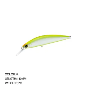 Top Right 37g 110mm M151 esche da Pesca all'ingrosso Sinking Minnow Lure Hard Bait Beach Pesca Bass Fishing Jerkbait