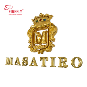 Miễn phí thiết kế tùy chỉnh sang trọng LED kinh doanh Backlit thư Đăng quảng cáo ngoài trời Brass cong signage thương hiệu logo thư Đăng - Product Image 6