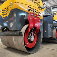 Mini-compacteur routier vibrant à double tambour pour asphalte et sol, fabriqué en Chine