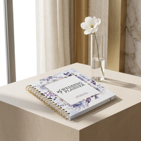 Carnet de planification de mariage personnalisé A5, organisateur de mariage, journal, couverture en tissu PP, impression couleur intégrale, reliure spirale, planification de mariage