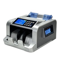 Compteuse de Billets Portable, Compteur de Billets PKR EUR UVMG, Compteuse de Caissier, Comptage Mixte de Billets, Détecteur de Faux Billets