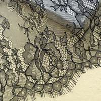 La nouvelle dentelle de voile de cils élastiques est utilisée pour les accessoires de vêtements Décoration Accessoires de bricolage Accessoires de sous-vêtements et de soutien-gorge