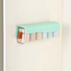 Boîte <span class=keywords><strong>de</strong></span> rangement multifonctionnelle en plastique transparent pour sous-vêtements <span class=keywords><strong>Organisateur</strong></span> <span class=keywords><strong>de</strong></span> <span class=keywords><strong>porte</strong></span> d'armoire rectangulaire mural - Product Image 6