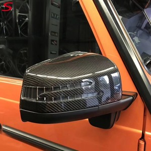 Coque de rétroviseur en fibre de carbone sèche SPC pour W463 Classe G, boîtier de rétroviseur en fibre de carbone sèche pour <span class=keywords><strong>Mercedes</strong></span> Benz Classe G W463 - Product Image 4