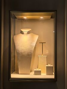 Exhibidores de Vidrio Curvo de Alta Calidad Personalizados para Joyería en Centros Comerciales - Product Image 4