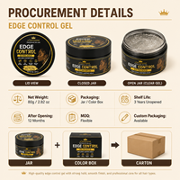 ODM fabrikant van Edge Control Styling Gel met aangepaste hold-gradaties en verpakkingen voor wereldwijde haarmerken