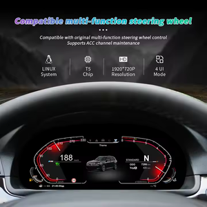 12.3Inch 1920*720 LCD Đồng Hồ Tốc Độ Cụ Kỹ Thuật Số <span class=keywords><strong>Dash</strong></span> Bảng Điều Khiển Cụm Cho BMW 5 Series F10 F11 2010 2017 Hệ Thống Linux - Product Image 2