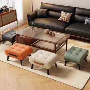 Tabouret à chaussures pour porte d'<span class=keywords><strong>entrée</strong></span>, tabouret de luxe léger, tabouret de canapé, repose-pieds, tabouret pour enfiler les chaussures à l'<span class=keywords><strong>entrée</strong></span> - Product Image 5