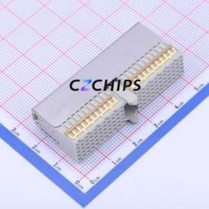 5352068-1 Board-to-Board & Backplane Connector Bent Lead Through Hole,P=2mm Connector 110P 2mm Right Angle Insert 5 - Product Image 2