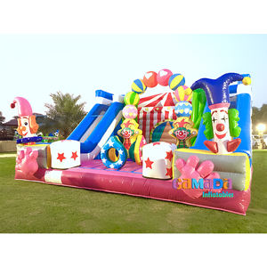 Parc d'attractions gonflable extérieur U-Turn, château gonflable avec toboggan, aire de jeux gonflable - Product Image 3