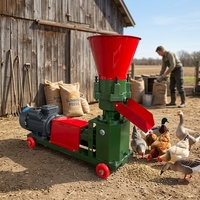Nouvelle machine à granulés manuelle, mini-machine à granulés, moteur, fabrication d'aliments pour vaches, moutons, poulets, poissons, acier inoxydable 304, fonctionnement facile, utilisation domestique