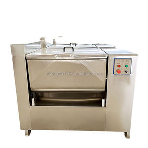 Mélangeur à viande industriel 50L à double arbre en acier inoxydable 304 à vitesse variable pour boucherie, restaurant, charcuterie artisanale - Product Image 2