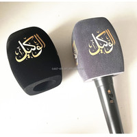 Microphone à main avec pare-brise en mousse, best-seller, micro à col de cygne, éponge pour diffusion télévisuelle en extérieur