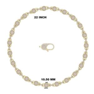 Grown <b>Diamond</b> 925 Sterling <b>Silver</b> Luxury Chain <b>Necklace</b> Elegant Fine Jewelry for Women Daily Wear Wedding Gift - Product Image 6