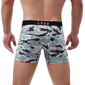 Calzoncillos Deportivos de Talle Medio para Hombre, Talla Grande, Transpirables, con Logotipo Impreso Digital, Camuflaje, Tejido de Punto, Cómodos - Product Image 2