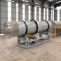 Enrobeur d'engrais direct usine Mingda, conception à tambour rotatif, haute automatisation, acier inoxydable 304 pour granulés continus