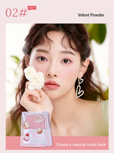Colorete dulce y enérgico, que ilumina naturalmente el cutis, maquillaje de rubor mate suave - Product Image 4