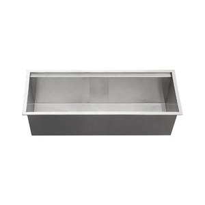 Nouveau design 2026, égouttoir à vaisselle en acier inoxydable 304 satiné brossé, fait main, pour mini-bac à vaisselle ou évier à canalisation humide - Product Image 4