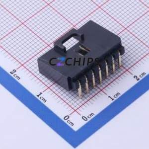 FWF25405-S07B12K6B Wire-to-Board Pin Header Bent Lead Through Hole,P=2.54mm Connector 1x7P 2.54mm Right Angle Insert 7P - Product Image 2