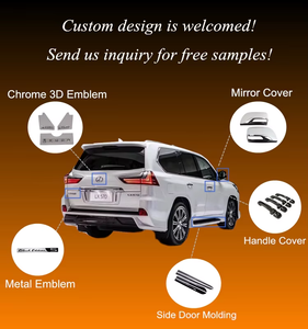 Insignia de automóvil personalizada, emblema de plástico ABS para coche, letras cromadas personalizadas, números de portón trasero, pegatinas para camiones, automóviles, motocicletas - Product Image 4